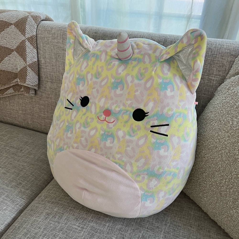 Squishmallow Soraya the Leopard Cat Unicorn